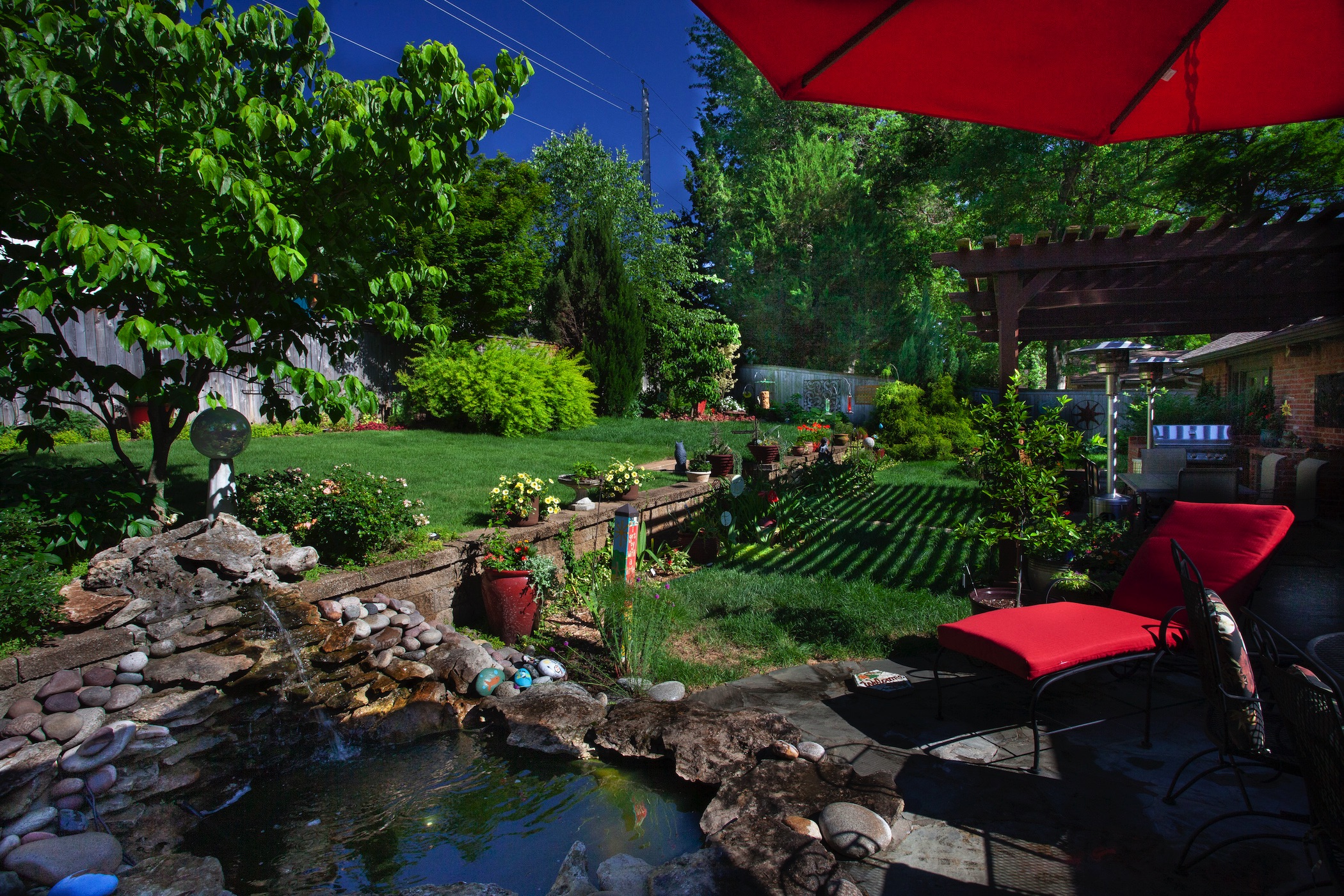 Photo of a beautiful backyard from a previous garden tout